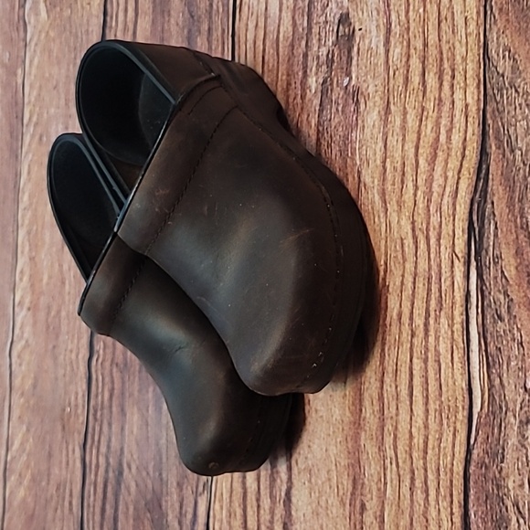 Dansko brown leather clogs sz 35 - Picture 1 of 12